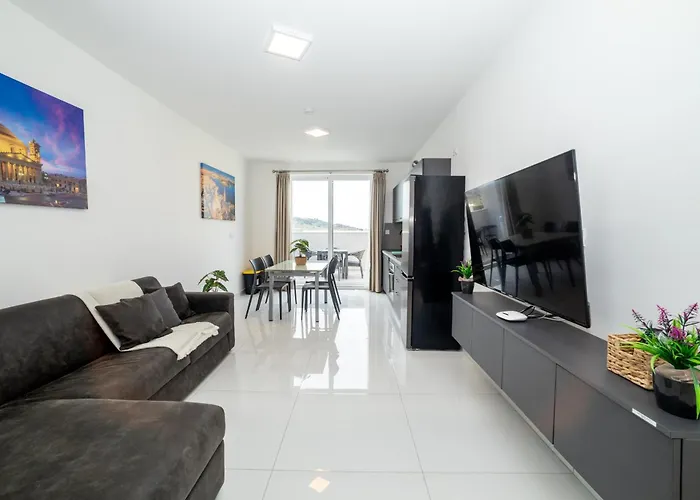 New And Modern Home In Bugibba, Great Location